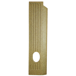 Plaque vermiculite droite pour foyer poêle Jollymec Dory Angolo