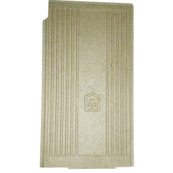 Plaque de fond en vermiculite  pour foyer poêle Jollymec Dory Angolo