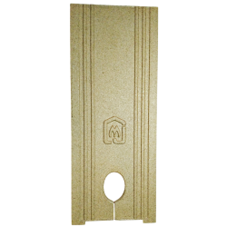 Plaque foyere  fond vermiculite Globo Lyra Odette Chrissie Jollymec