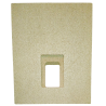 Plaque de fond de foyer arrière  poêle Jollymec EKO STILE BOTERO vue arrière