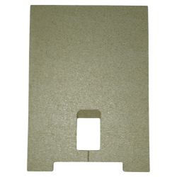 Plaque réfractaire arrière Jolly-mec poêle Arte - Techna - Classe