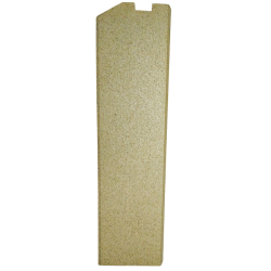 Plaque foyere droit vermiculite Globo Lyra Odette Chrissie Jollymec