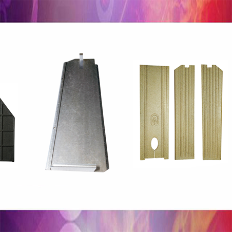 Habillage foyer poêle à pellets - Panneau intérieur foyer